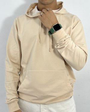 Hoodie Demi-Saison Beige