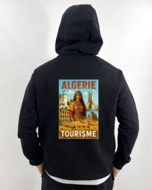 Hoodie Noir Tourisme